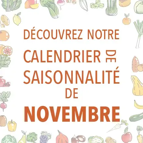 Découvrez notre calendrier de saisonnalité de Novembre 2023 !